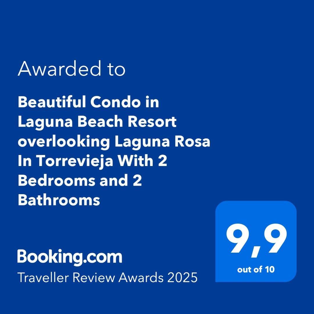Beautiful Condo In Laguna Beach Resort Overlooking Laguna Rosa In Torrevieja With 2 Bedrooms And 2 Bathrooms Zewnętrze zdjęcie